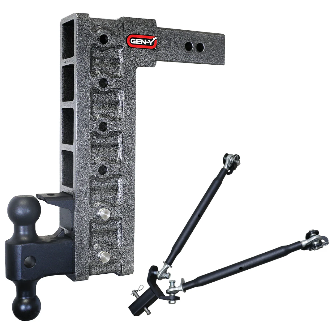 Gen-Y Mega-Duty 21K Drop Hitch 2.5" Receiver (15" Drop)