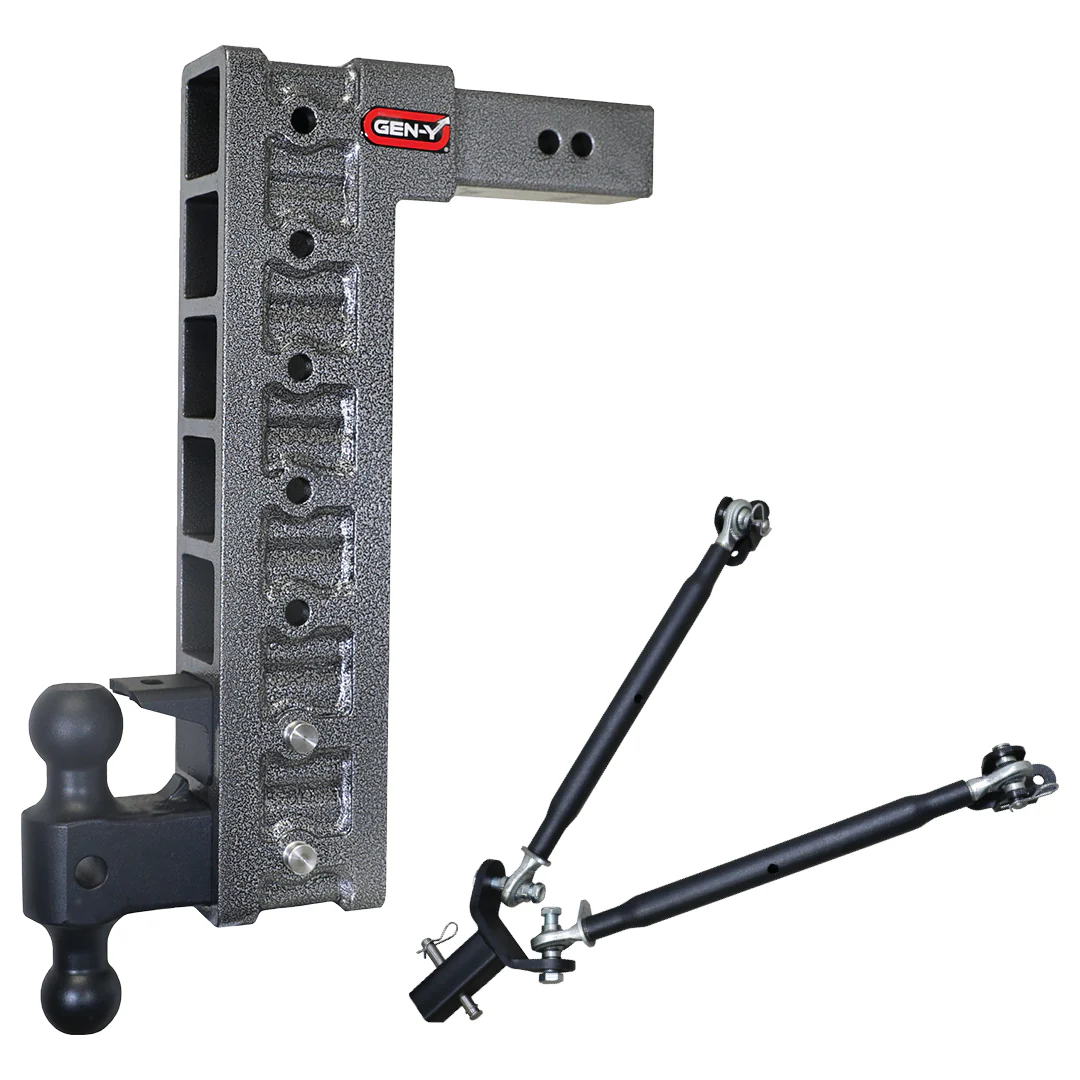 Gen-Y Mega-Duty 21K Drop Hitch 2.5" Receiver (18" Drop)