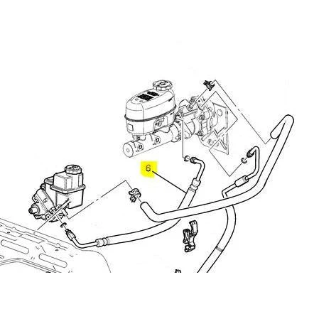 GM Power Steering Gear Inlet Line, 2016-2019 LML/L5P - Image 2