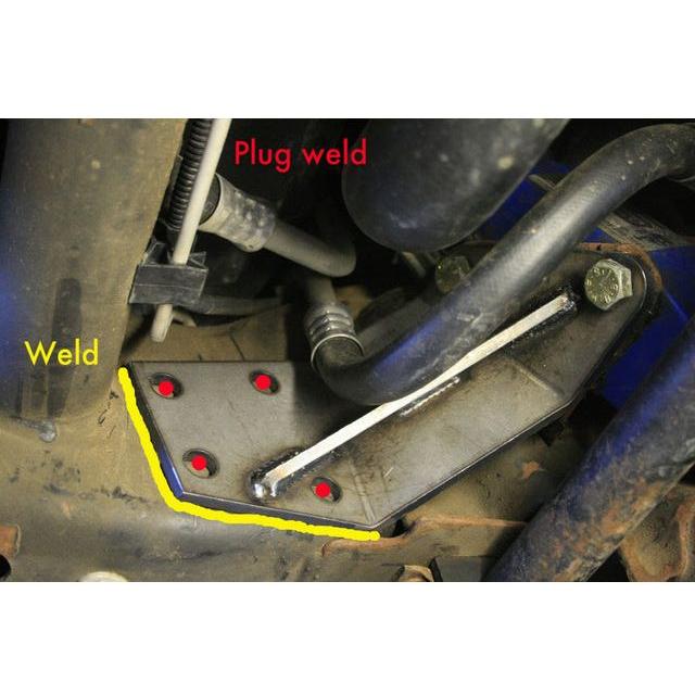 Kryptonite Idler Support Frame Gusset, 2001-2010 LB7/LLY/LBZ/LMM - Image 6
