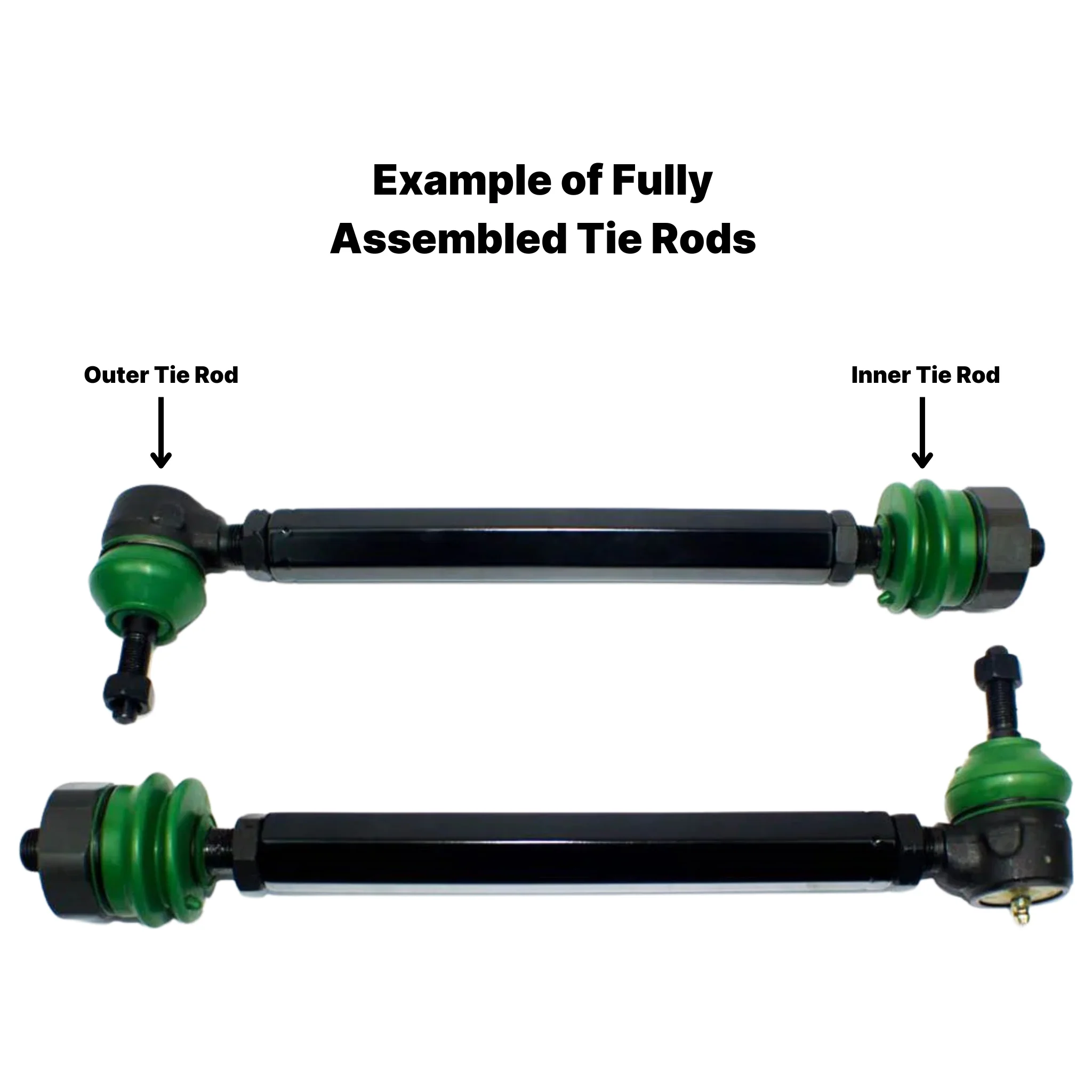 Kryptonite Tie Rod Rebuild Kit (For use w/Stock Centerlink), 2001-2010 LB7/LLY/LBZ/LMM - Image 2