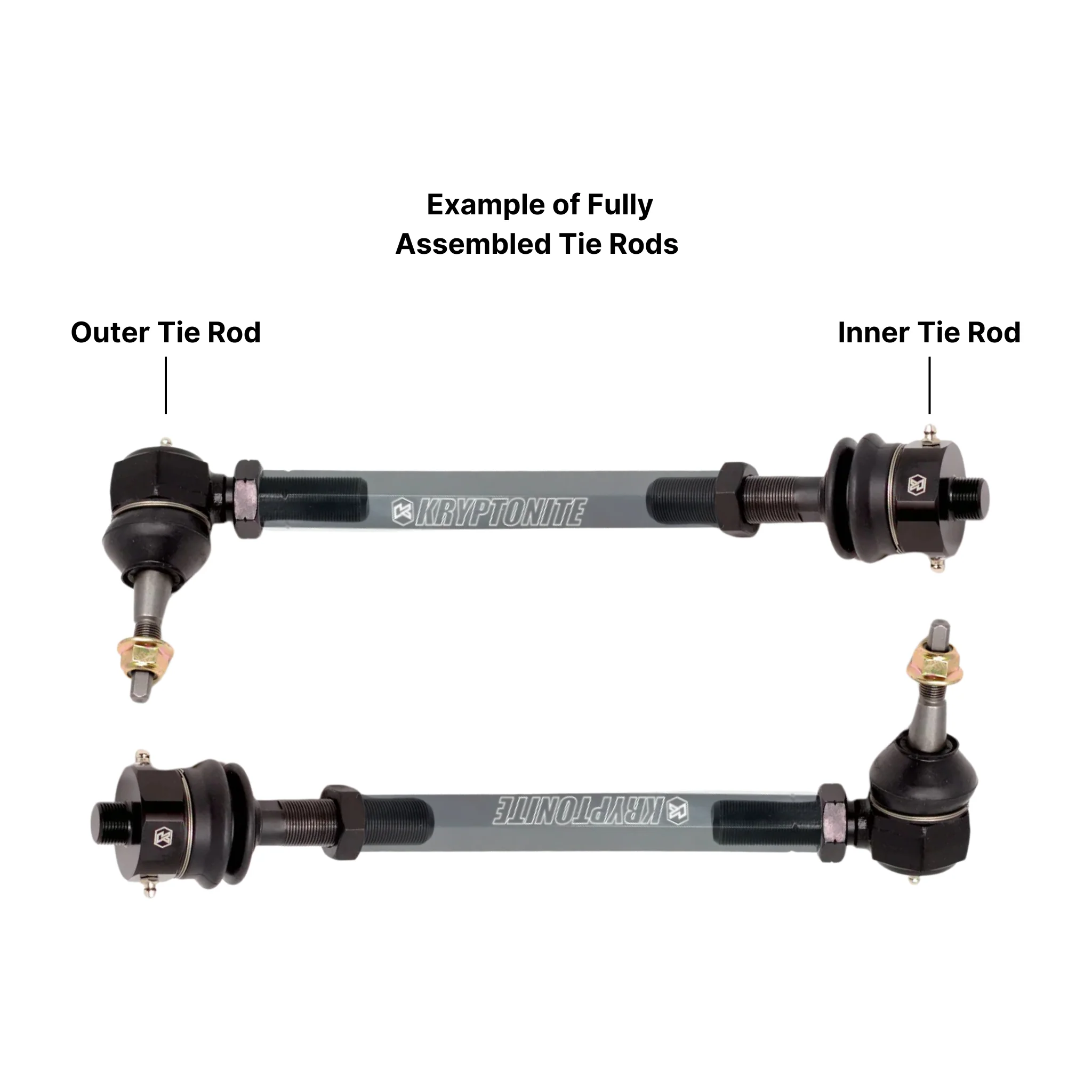 Kryptonite Tie Rod Rebuild Kit (For use w/Stock Centerlink), 2011-2025 LML/L5P - Image 2