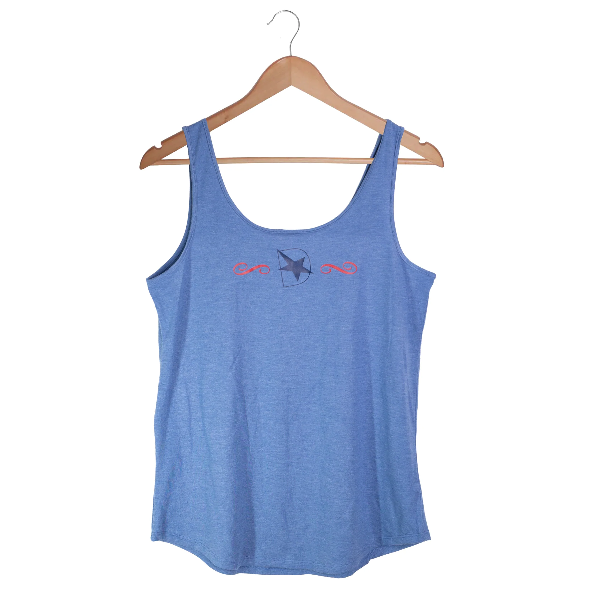 Ladies DmaxStore Blue USA Tank - Image 3