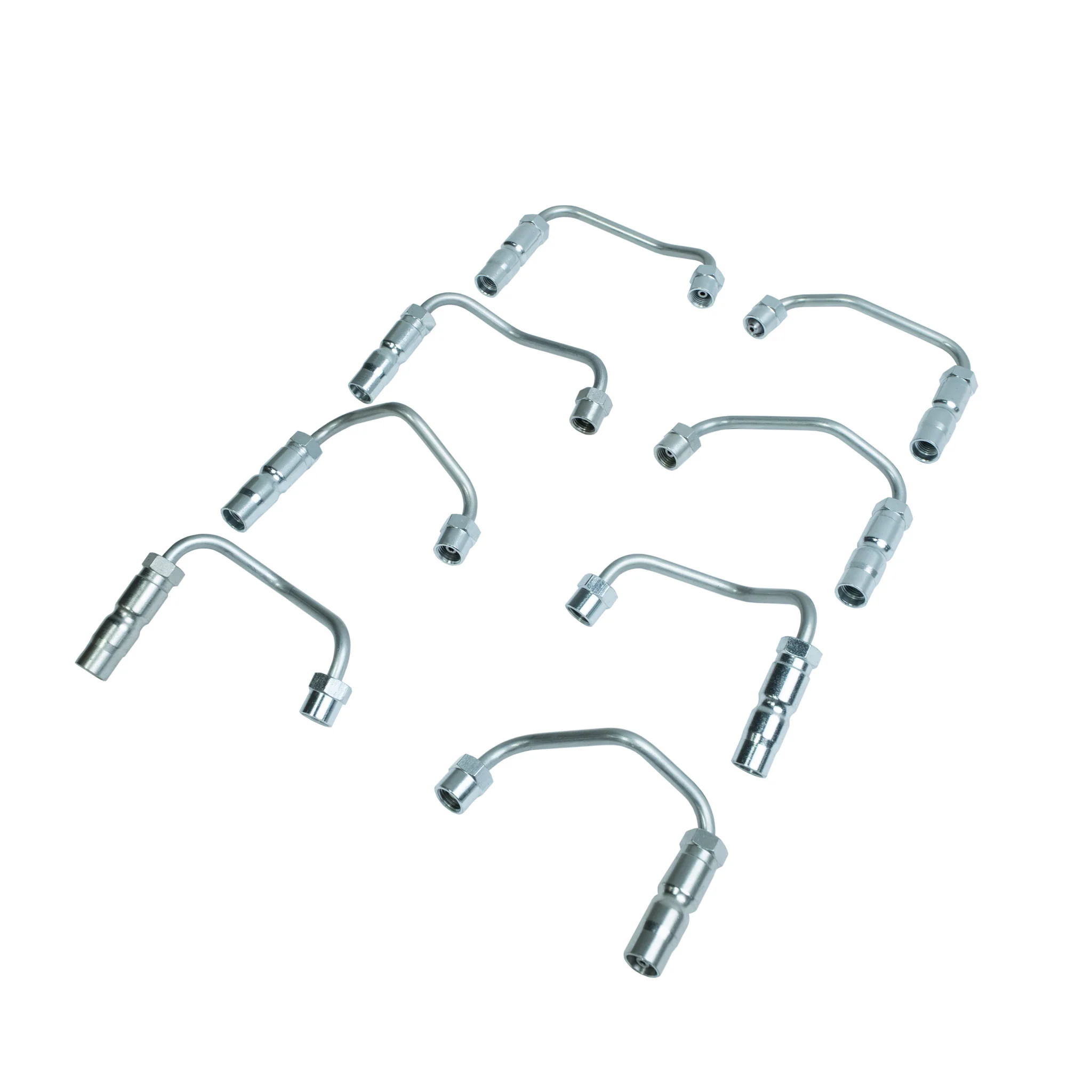 Stainless Steel High Pressure Injector Lines (Set Of 8), 2001-2004 LB7 - Image 3