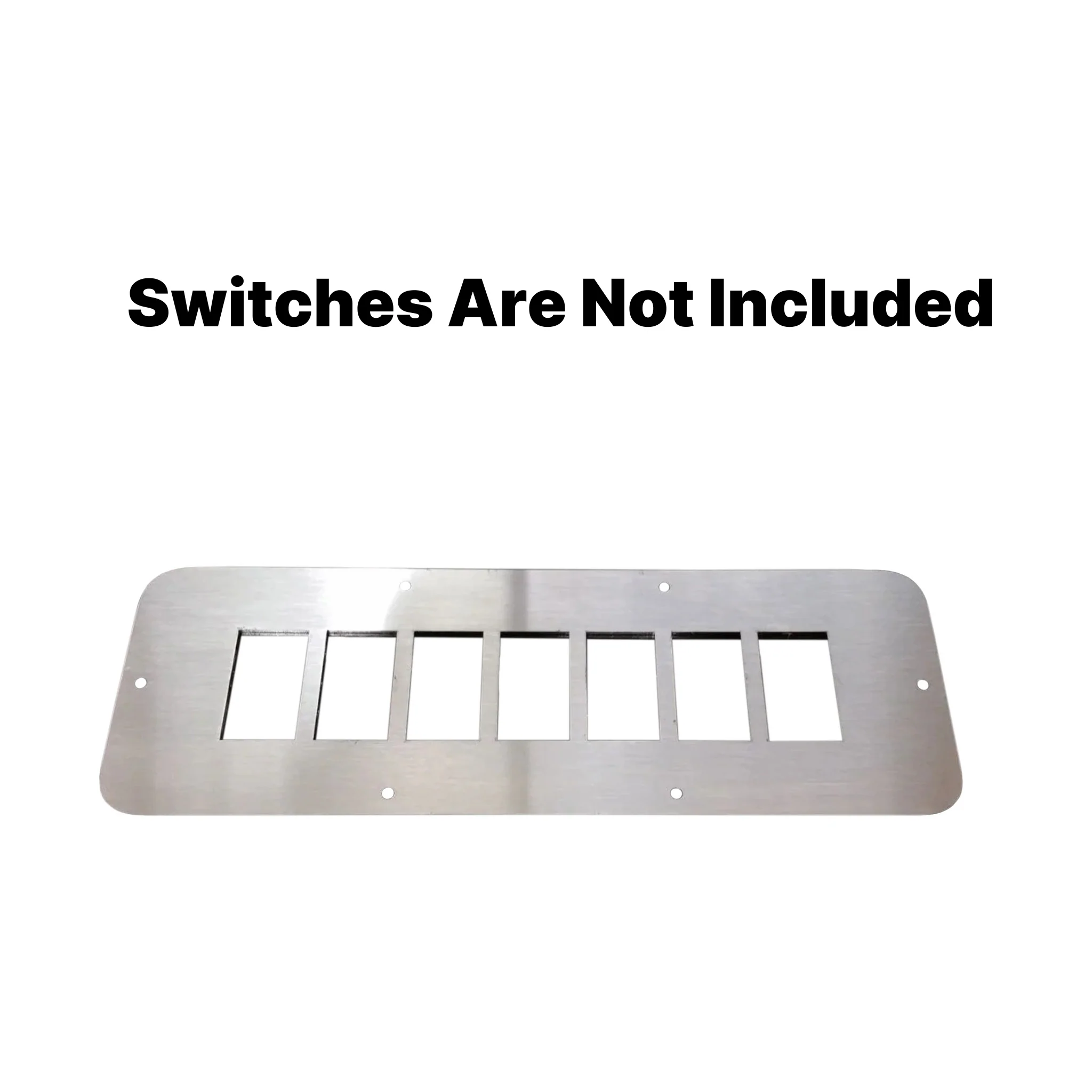 Longhorn Fab Center Console Lower 7 Switch Panel, 2003-2007 LB7/LLY/LBZ - Image 2