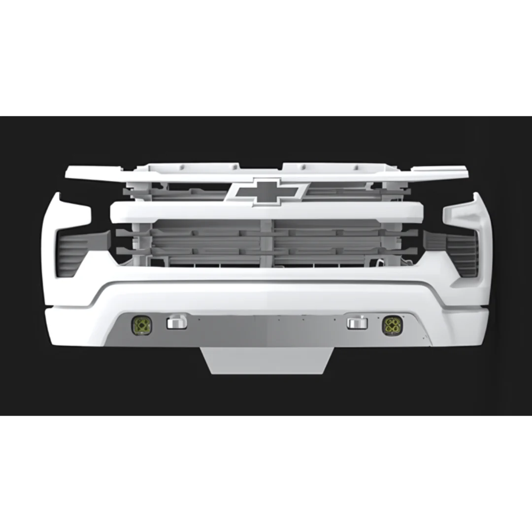 Mazzulla Front Valence Kit w/ Billet Tow Hooks, 2022-2024 LM2/LZ0