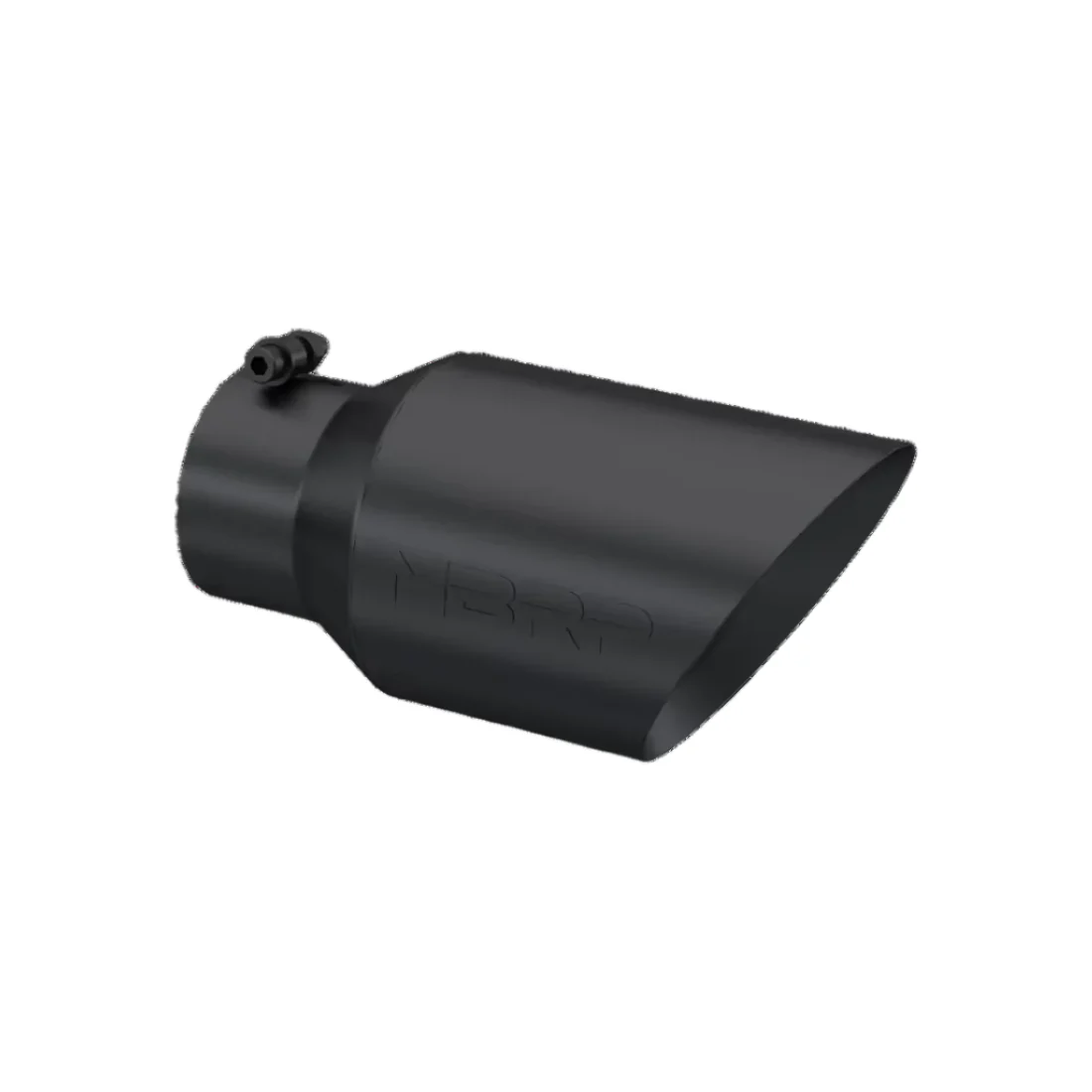 MBRP 4"X6"X12" Dual Wall, Angle Cut, Black Tip