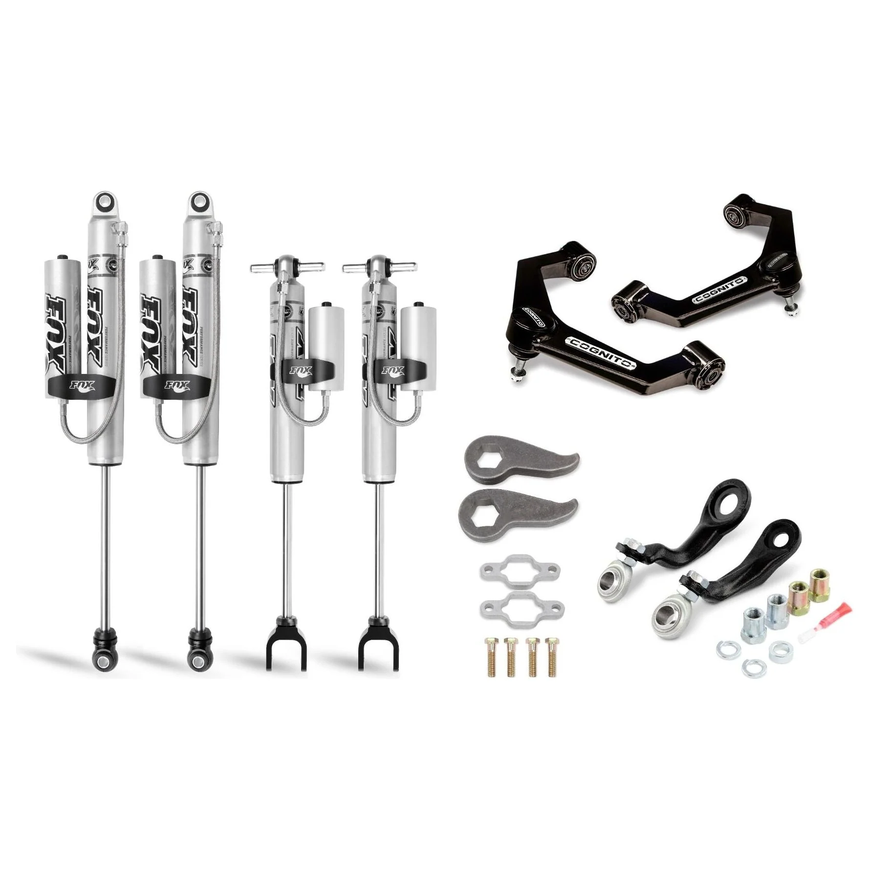 Cognito 3" Premier Leveling Kit with Fox 2.0 Reservoir Shocks, 2011-2019 LML/L5P