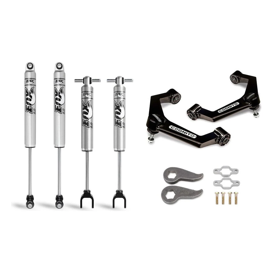 Cognito 3" Performance Leveling Kit with Fox 2.0 Shocks, 2011-2019 LML/L5P