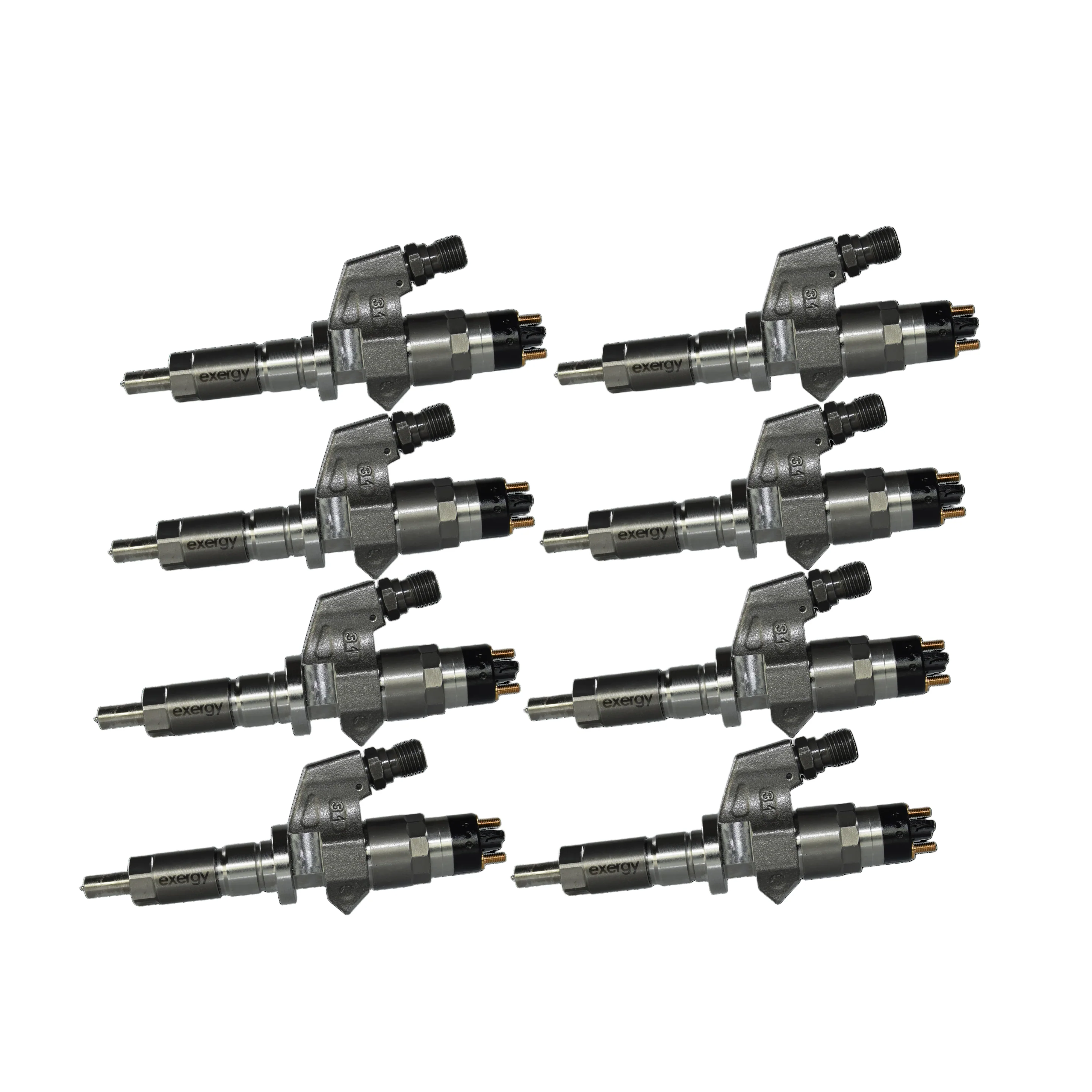 Exergy 100% Over Reman Injector Set, 2001-2004 LB7