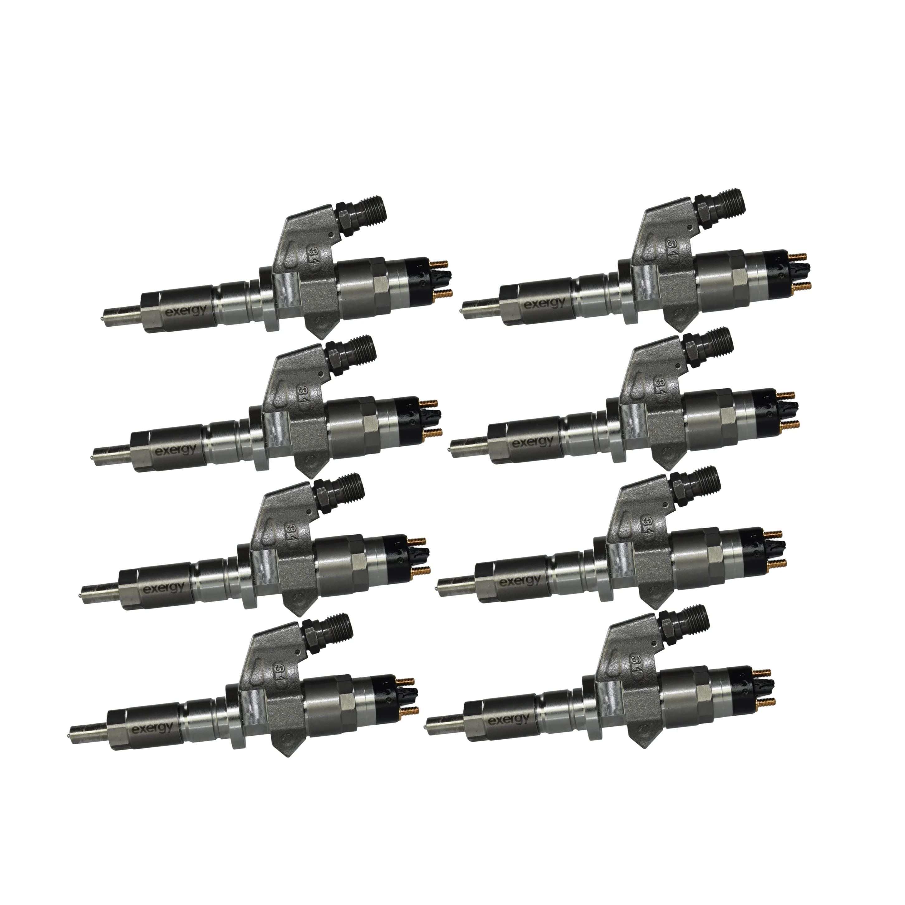 Exergy SAC 100% Over Reman Injector Set, 2001-2004 LB7
