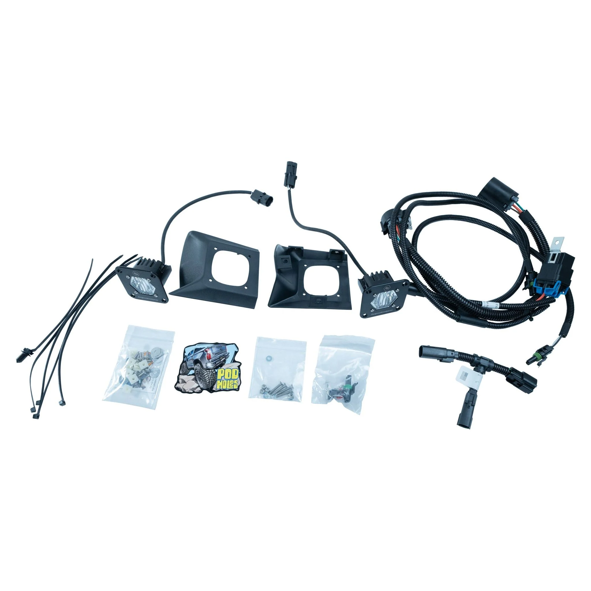 Pod Holes Bumper Step Light Kit, 2020-2025 LM2/LZ0/L5P - Image 3