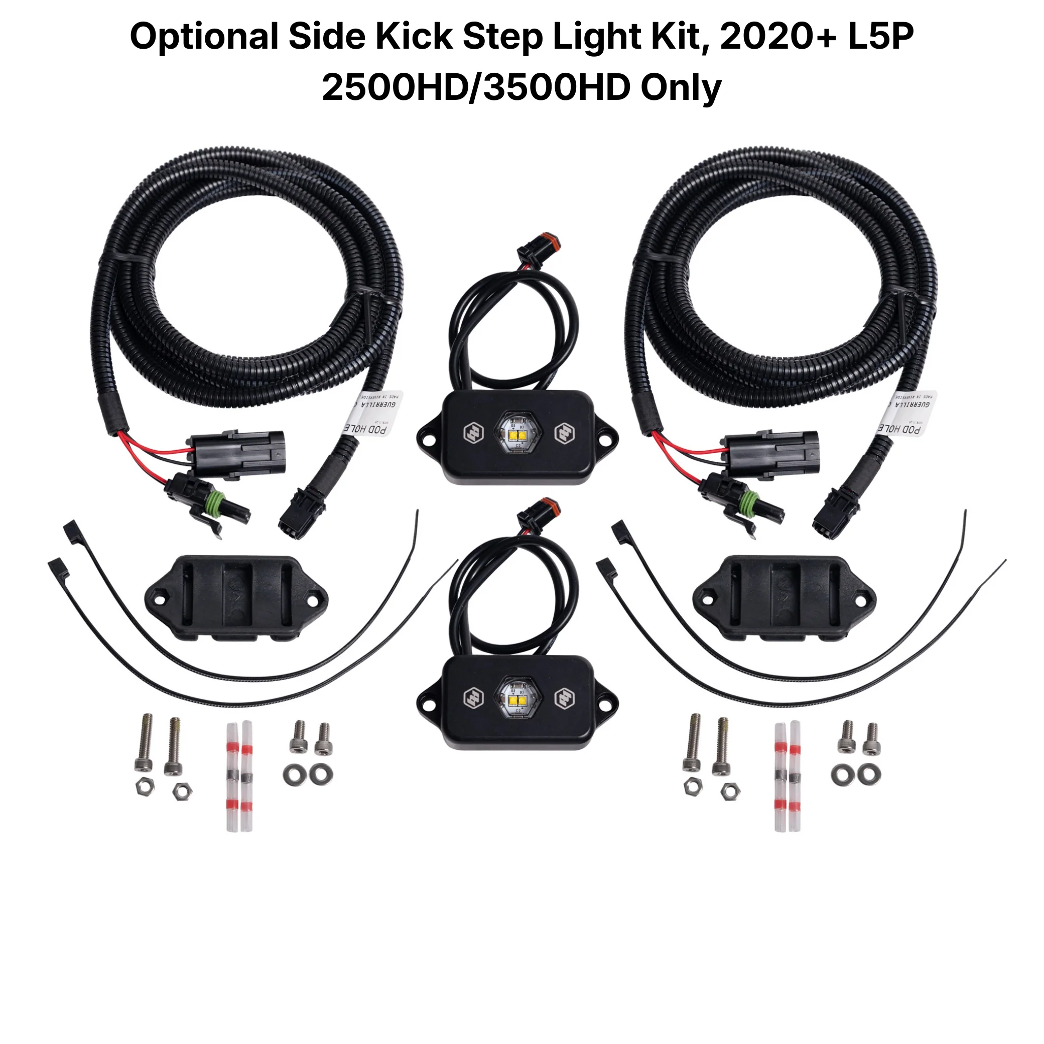 Pod Holes Bumper Step Light Kit, 2020-2025 LM2/LZ0/L5P - Image 4