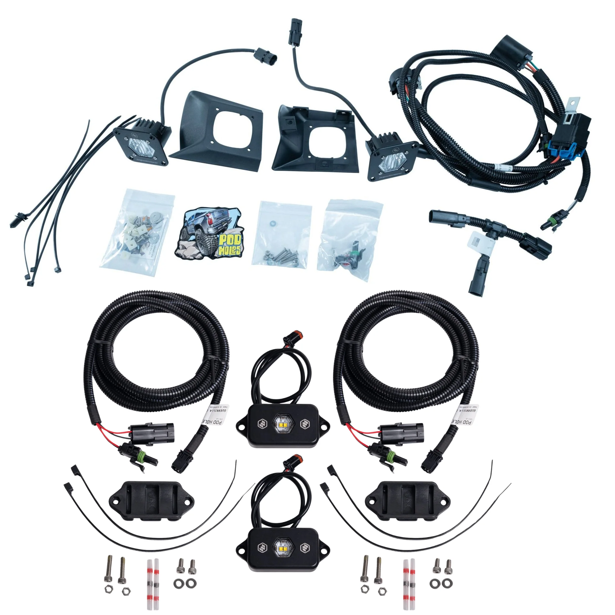 Pod Holes Bumper Step Light Kit, 2020-2025 LM2/LZ0/L5P - Image 5