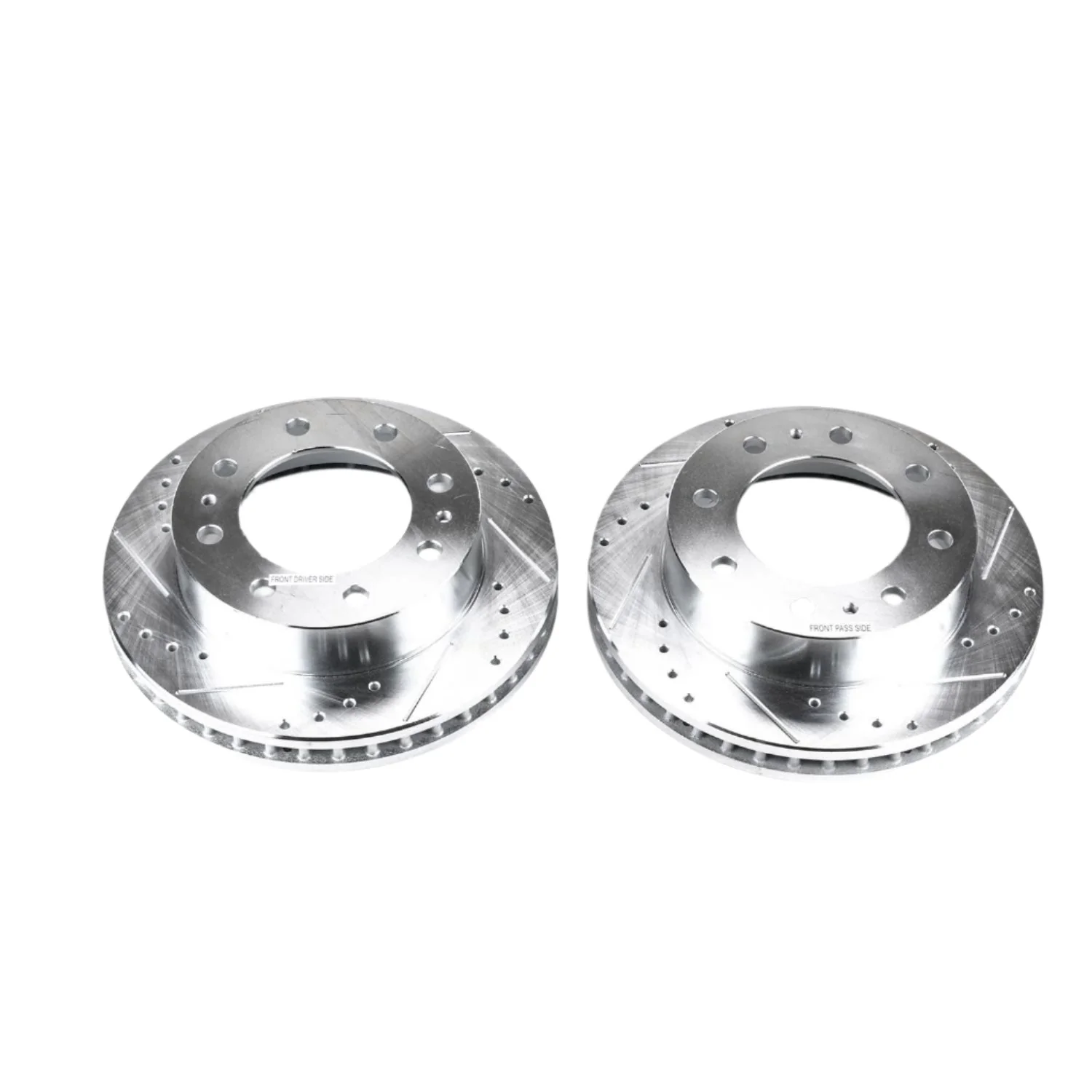PowerStop D Series Drilled & Slotted Rotors, 2001-2010 LB7/LLY/LBZ/LMM Dual Rear Wheel