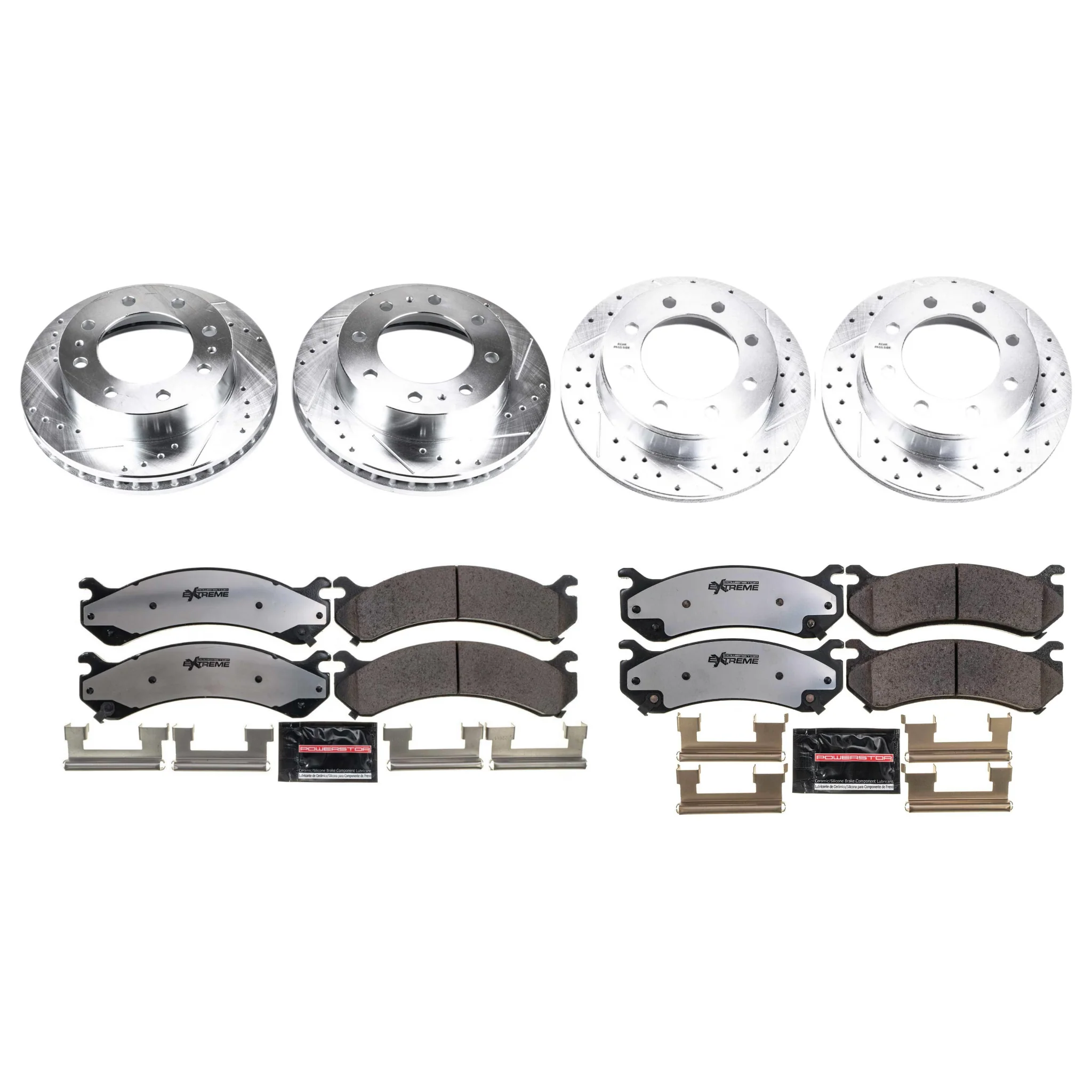 PowerStop Performance Brake & Rotor Kits, 2001-2010 LB7/LLY/LBZ/LMM Single Rear Wheel - Image 3