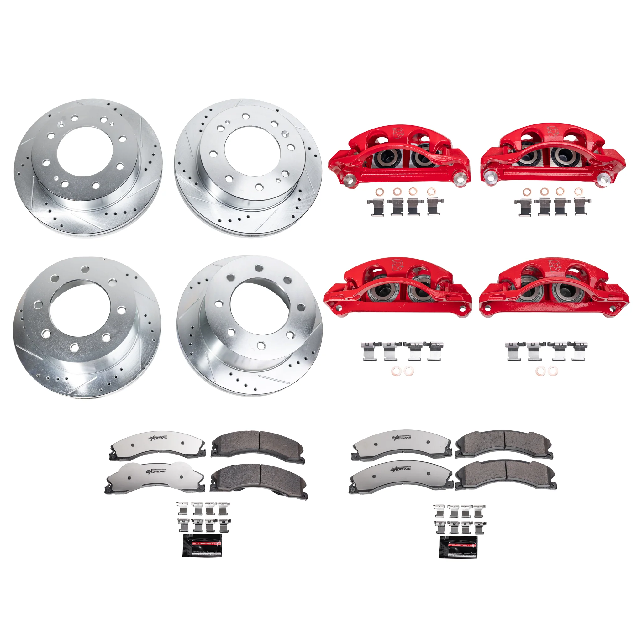 PowerStop Performance Brake & Caliper Kit, 2012-2014 LML Dual Rear Wheel