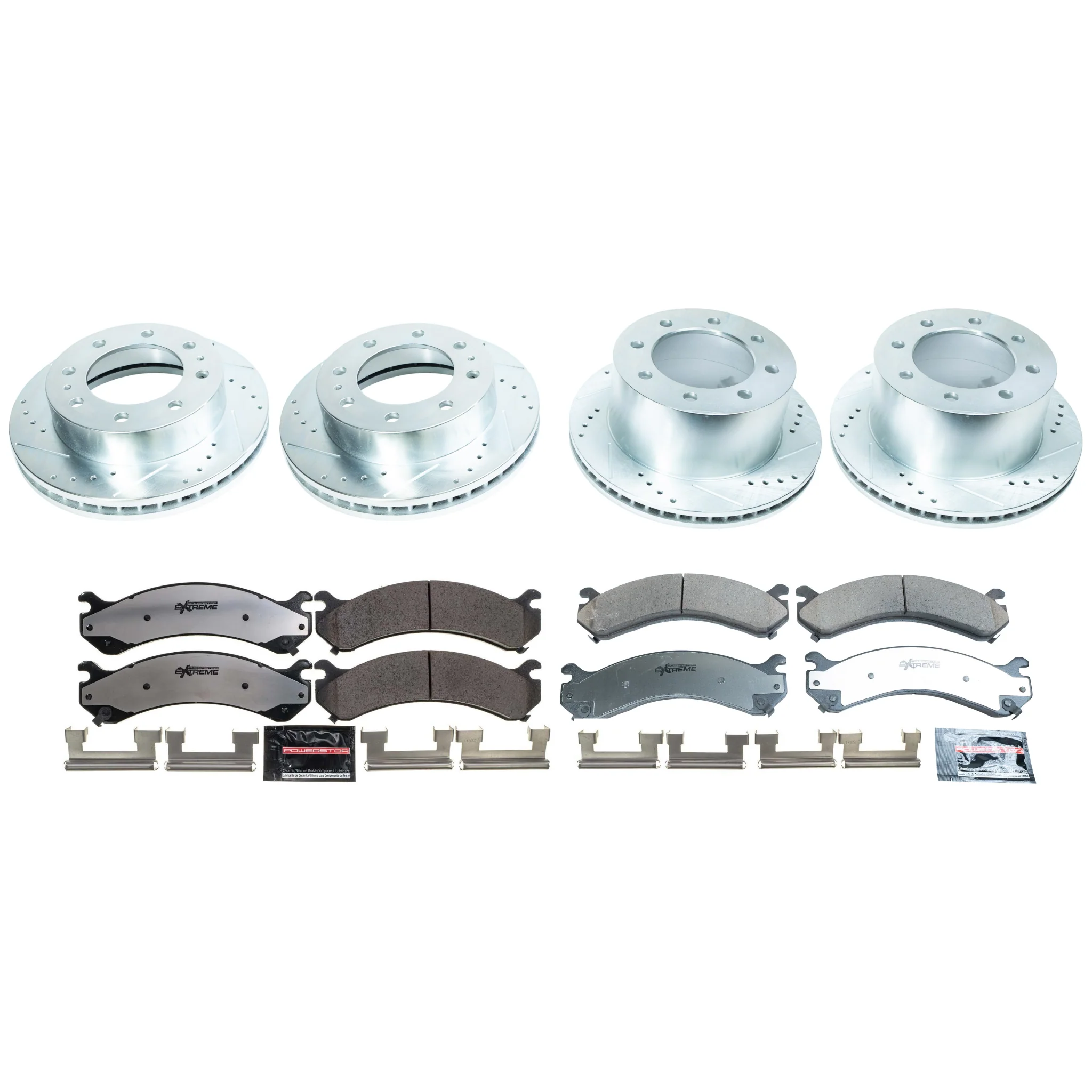 PowerStop Performance Brake & Rotor Kits, 2001-2010 LB7/LLY/LBZ/LMM Dual Rear Wheel - Image 3