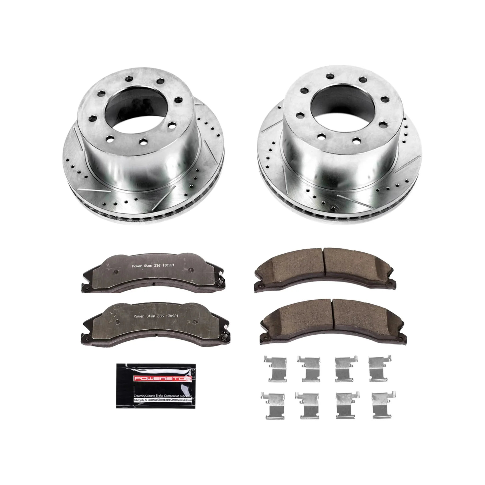 PowerStop Performance Brake & Rotor Kits, 2012-2014 LML Dual Rear Wheel - Image 2