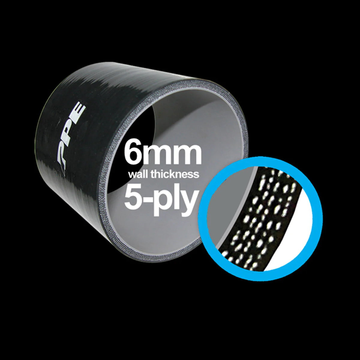 PPE 3.0" ID x 5" L Performance Silicone for Custom Applications - Image 2