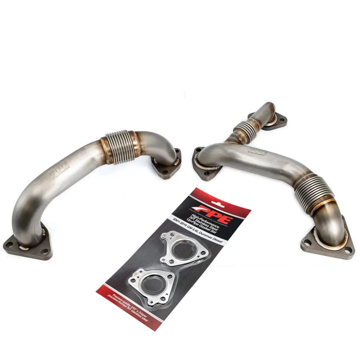 PPE High Flow OEM Replacement Up-Pipes, 2002-2004 LB7 CA Emissions - Image 2