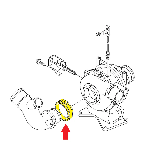 PPE Turbo Inlet V-Band Clamp, 2004.5-2010 LLY/LBZ/LMM - Image 4