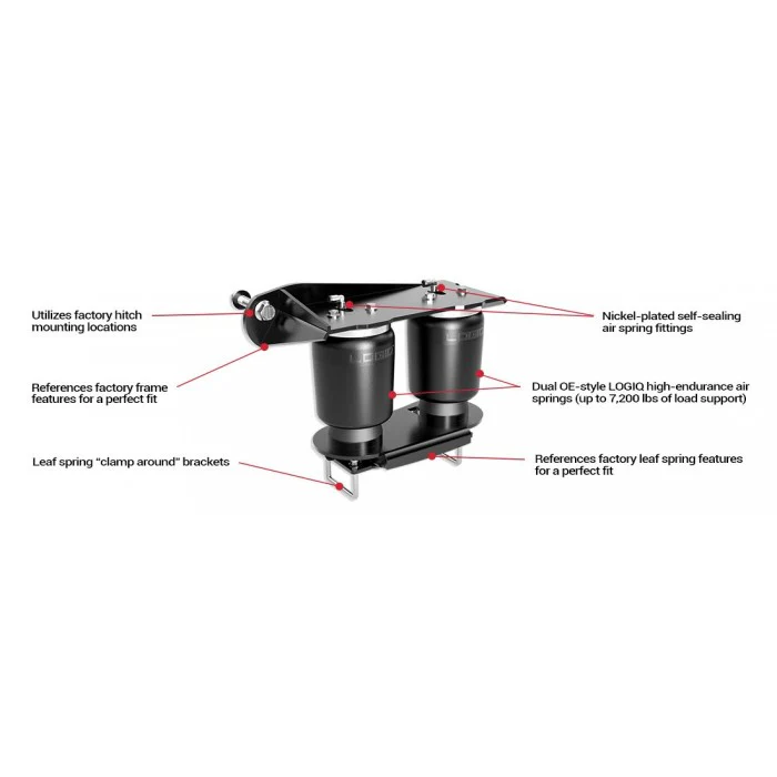 ReadyAIR Load Leveling Helper Spring Kit Without Overload Springs, 2011-2019 LML/L5P - Image 2
