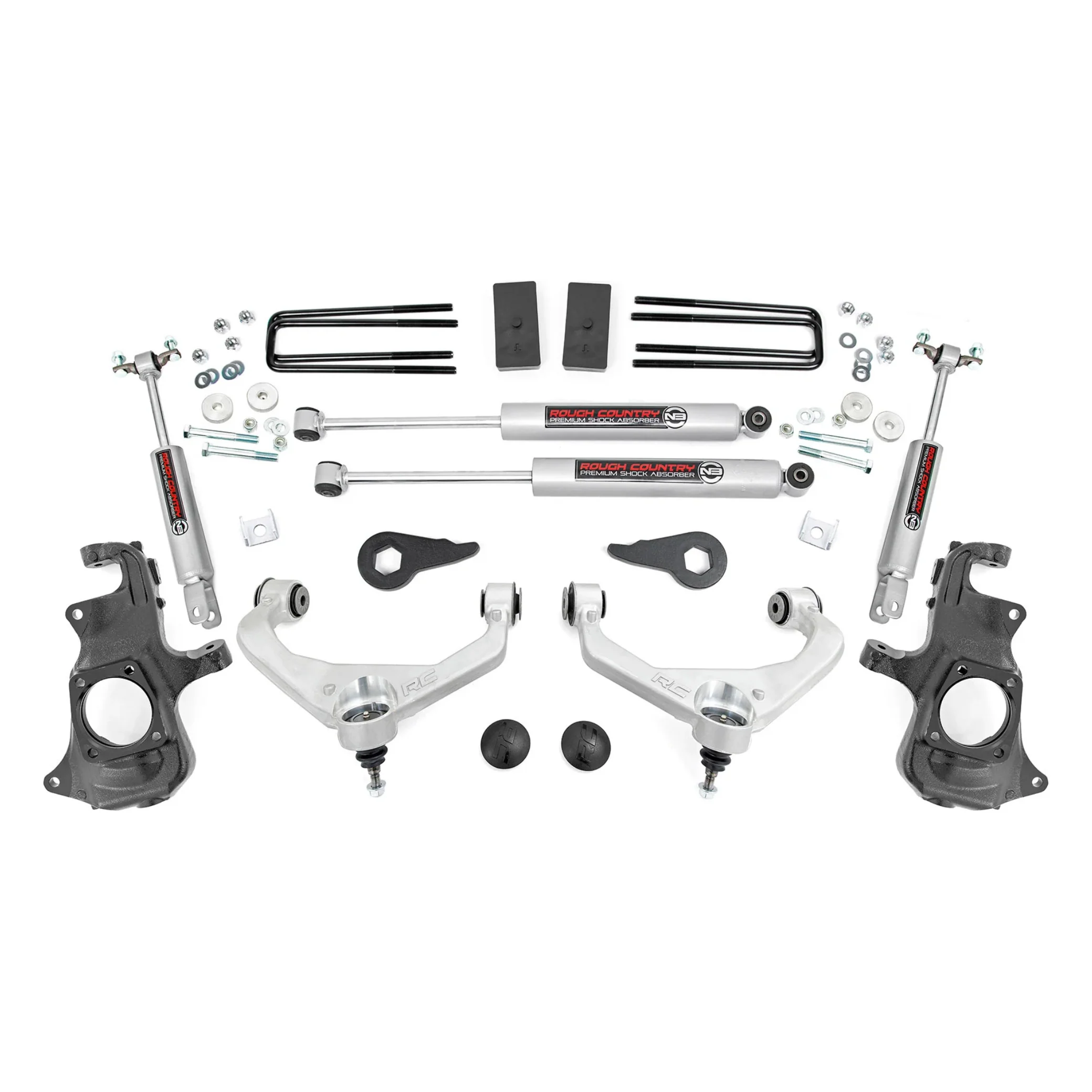 Rough Country 3.5" Knuckle Lift kit, 2011-2019 LML/L5P