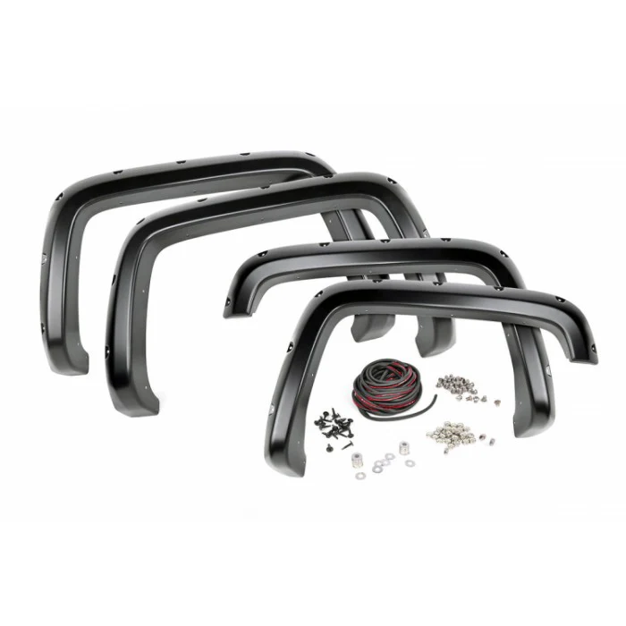 Rough Country Silverado Pocket Fender Flares, 2007.5-2014 LMM/LML
