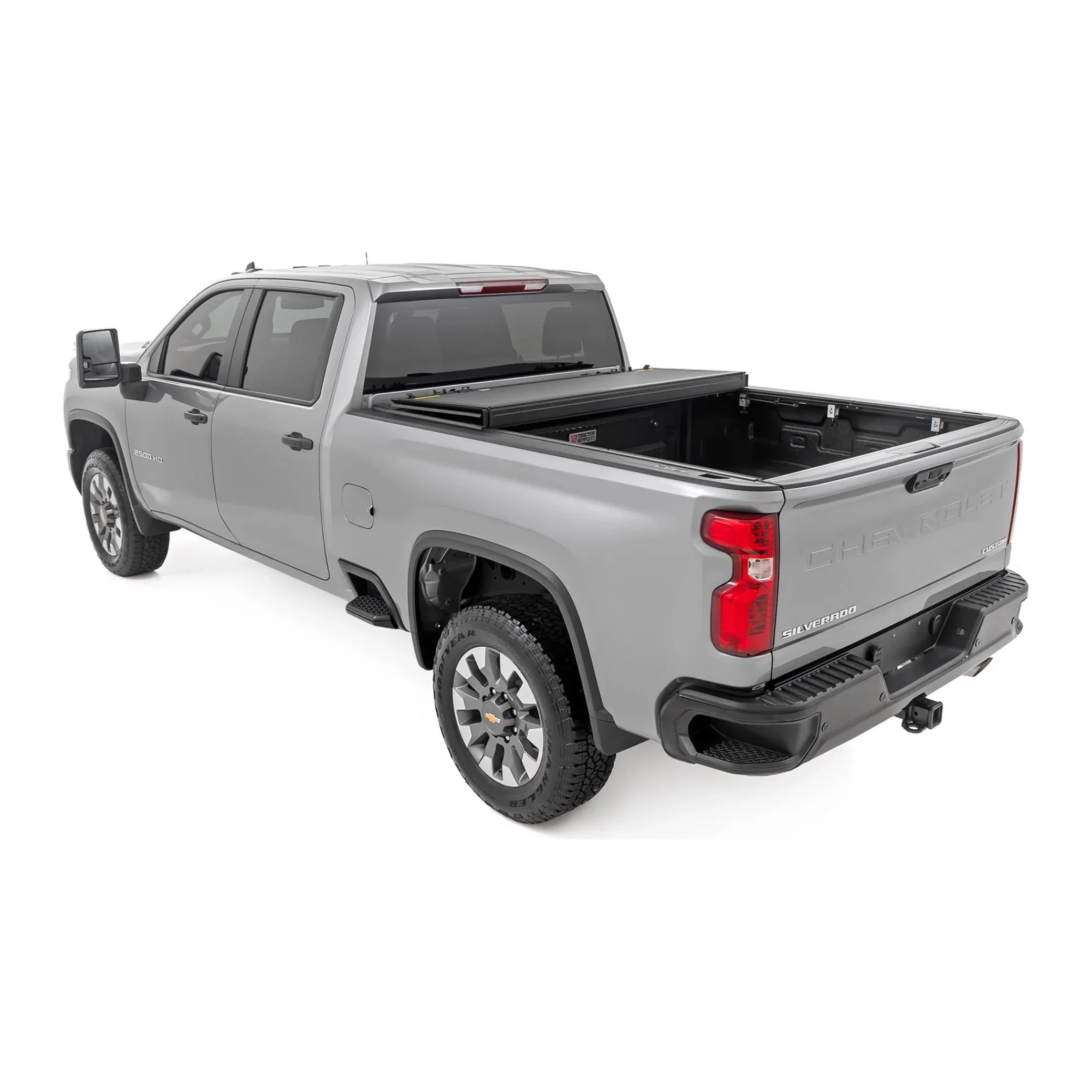 Rough Country Tri-Fold Flip Up 6'9" Bed Cover, 2020-2025 L5P - Image 2