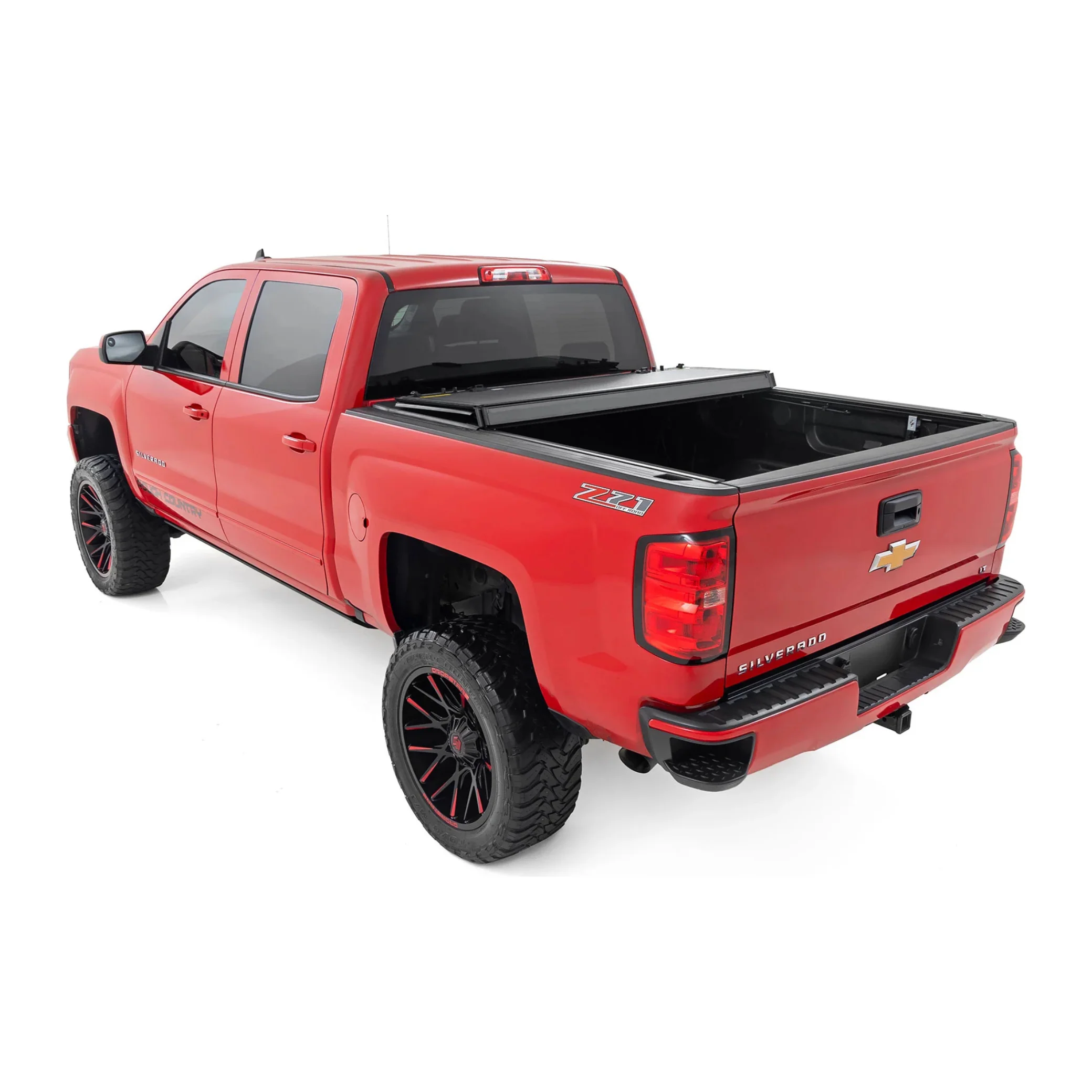 Rough Country Tri-Fold Flip Up Bed Cover, 2014-2019 LML/L5P - Image 3
