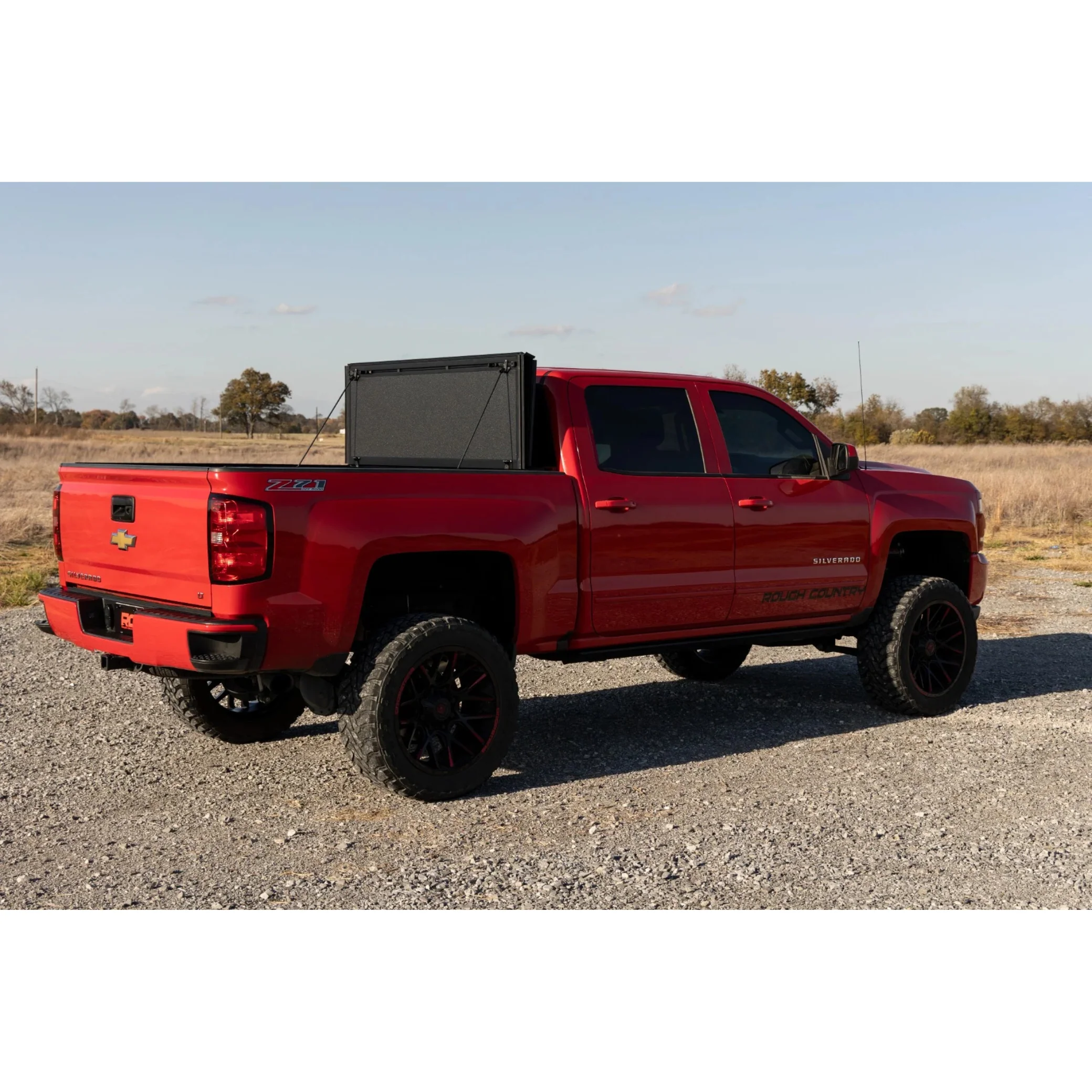 Rough Country Tri-Fold Flip Up Bed Cover, 2014-2019 LML/L5P - Image 7