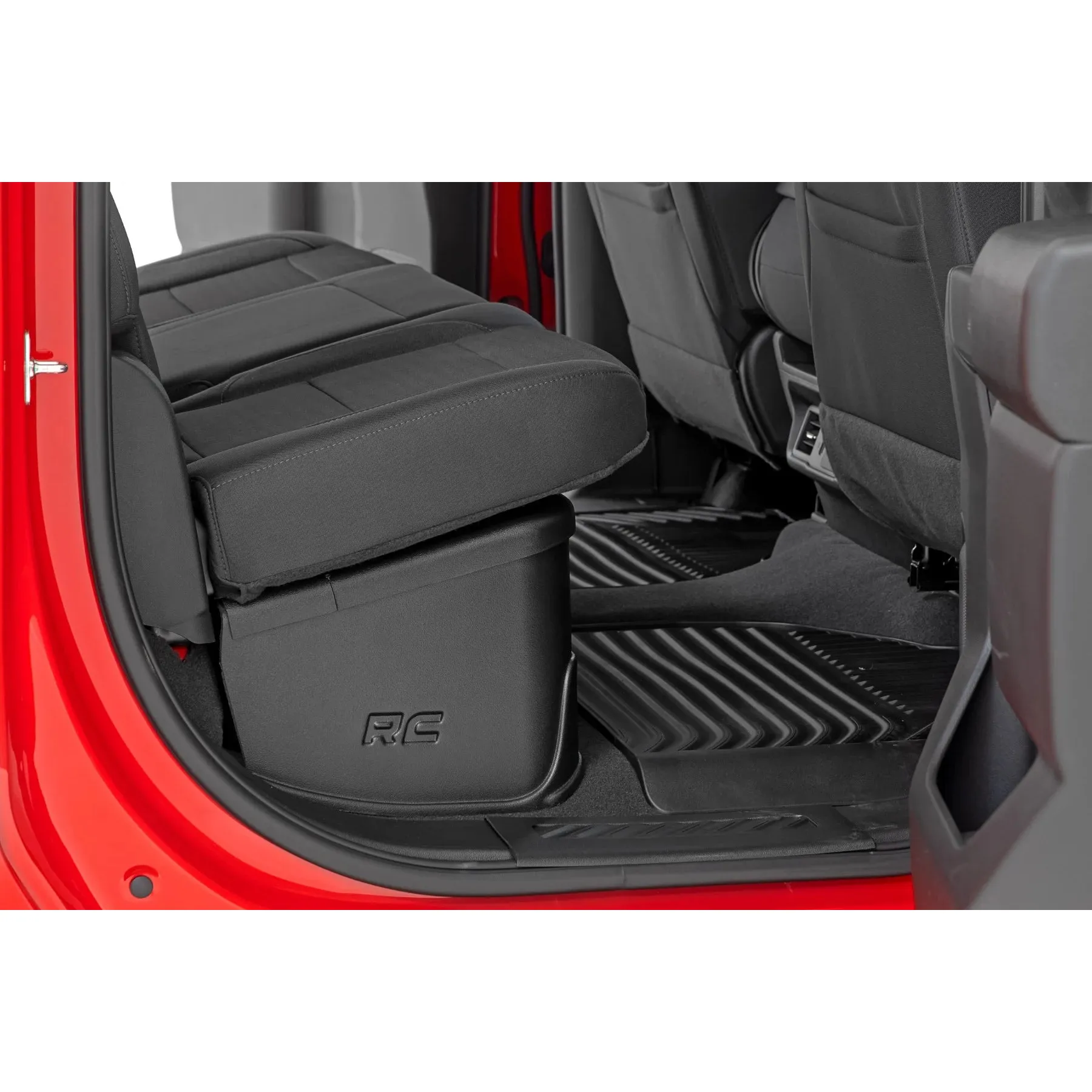 Rough Country Under Seat Storage w/ Lockable Lid, 2020-2024 LM2/LZ0/L5P - Image 2