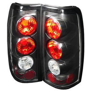 Spyder Euro Style Tail Lights - Black 2003-2007 LB7/LLY/LBZ