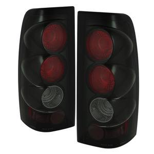 Spyder Euro Style Tail Lights - Black Smoke 2003-2007 LB7/LLY/LBZ