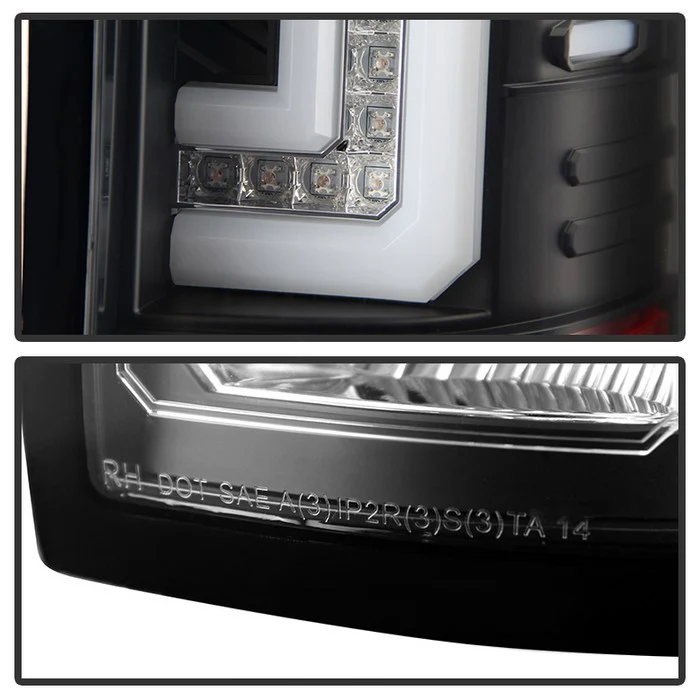 Spyder LED Tail Lights - Black Sierra 2015-2018 LML/L5P - Image 3