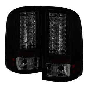 Spyder LED Tail Lights - Black Smoke Sierra 2007.5-2014 LMM/LML