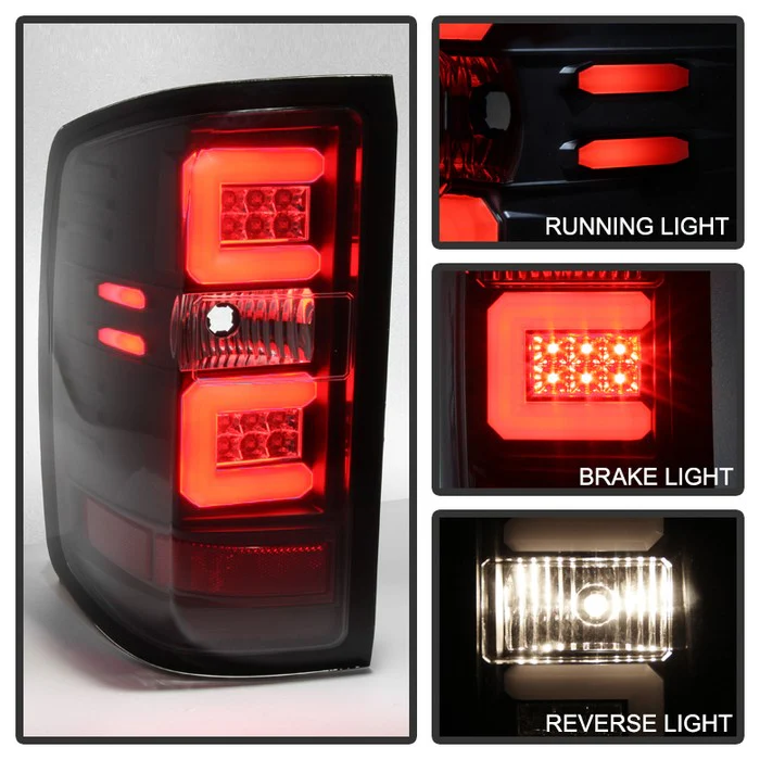 Spyder LED Tail Lights - Black Smoked 2015-2016 LML/L5P - Image 6
