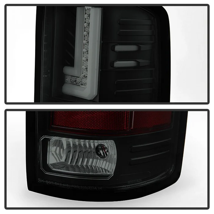 Spyder LED Tail Lights - Black Smoked Sierra 2015-2018 LML/L5P - Image 2