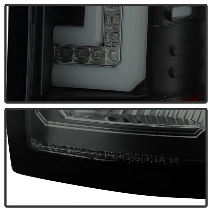 Spyder LED Tail Lights - Black Smoked Sierra 2015-2018 LML/L5P - Image 3