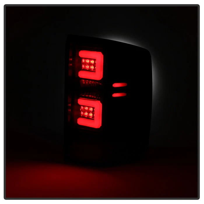 Spyder LED Tail Lights - Black Smoked Silverado 2016-2018 LML/L5P - Image 2
