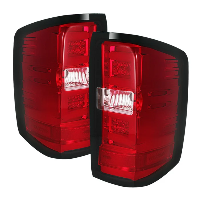 Spyder LED Tail Lights - Red 2015-2016 LML