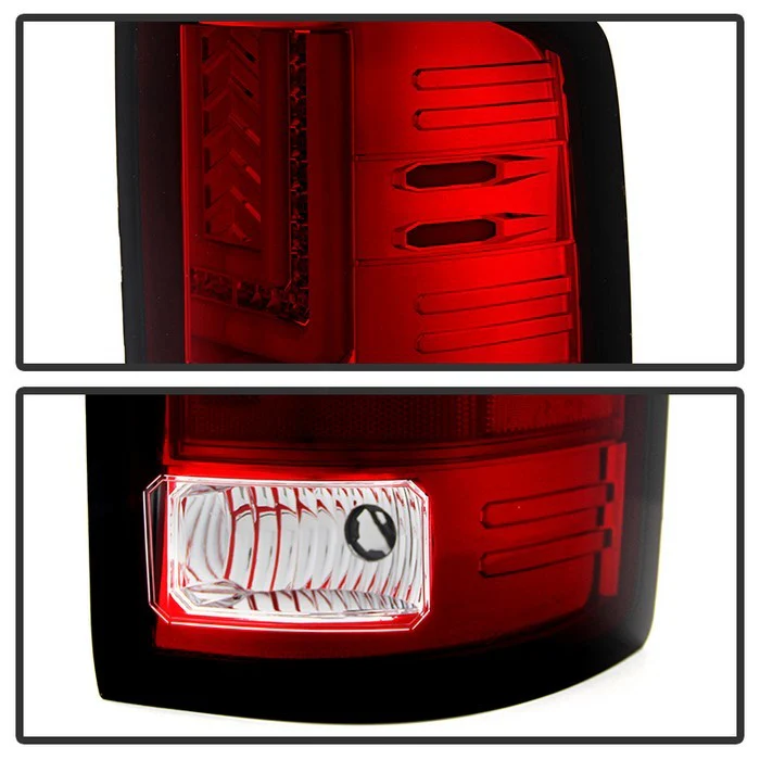 Spyder LED Tail Lights - Red Sierra 2015-2018 LML/L5P - Image 2