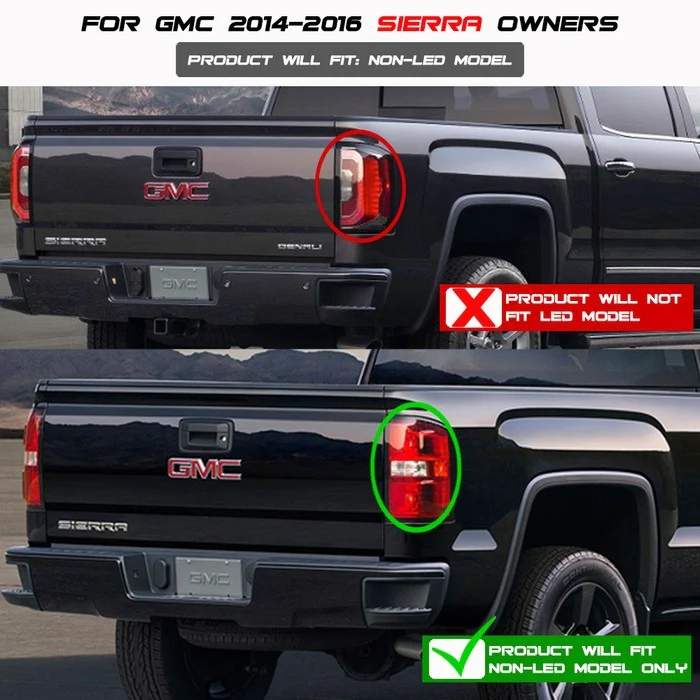 Spyder LED Tail Lights - Red Sierra 2015-2018 LML/L5P - Image 8