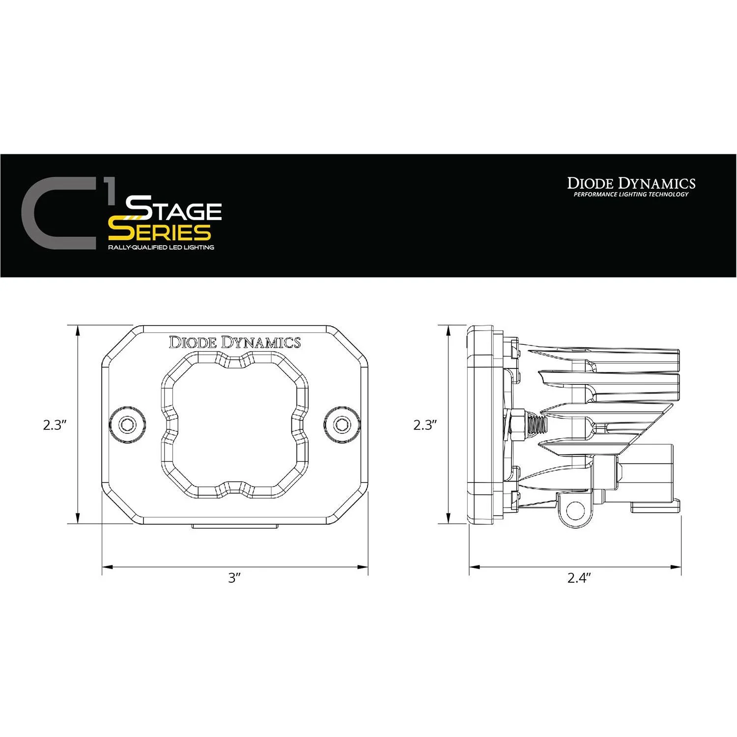 Diode Dynamics, Stage Series Flush Mount Reverse Light Kit - Image 5