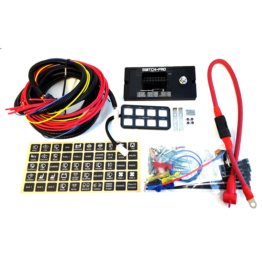 Switch-Pros SP-9100 Bezel Style 8 Switch Panel w/Concealed Mounting Hardware - Image 5
