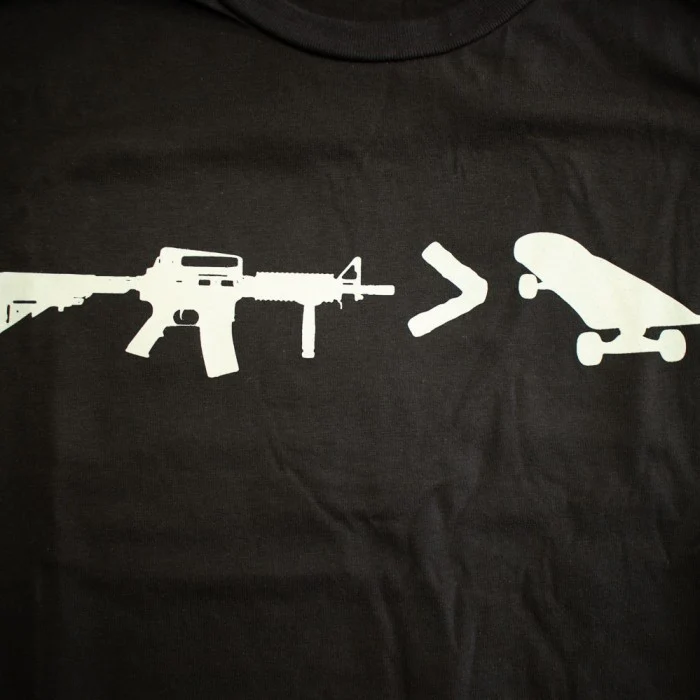 T-Shirt (2nd Amendment Skateboard) - Image 3