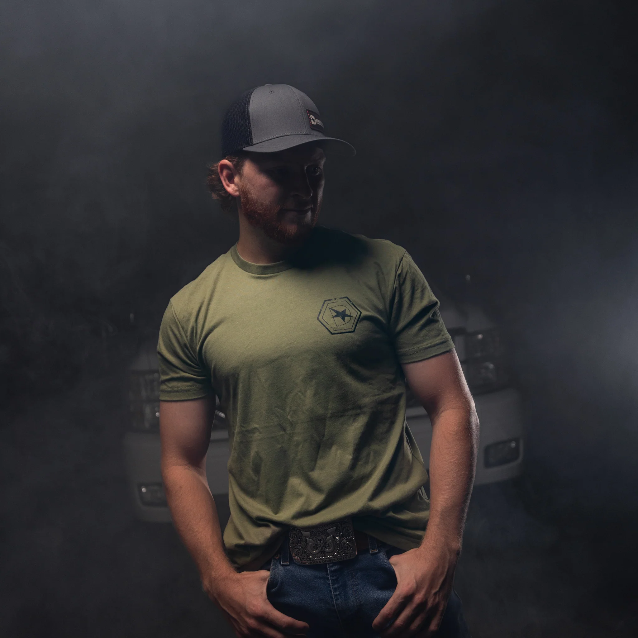 T-Shirt(DMAX Olive Flag) - Image 6