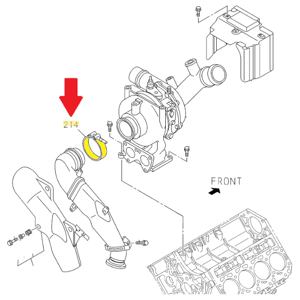 Turbo to Downpipe V-Band Clamp, 2004.5-2016 LLY/LBZ/LMM/LML - Image 4
