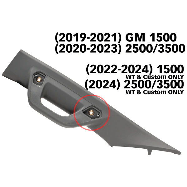 Underdog Edge CTS2/CTS3 Pillar Mount, 2020-2023 L5P - Image 2